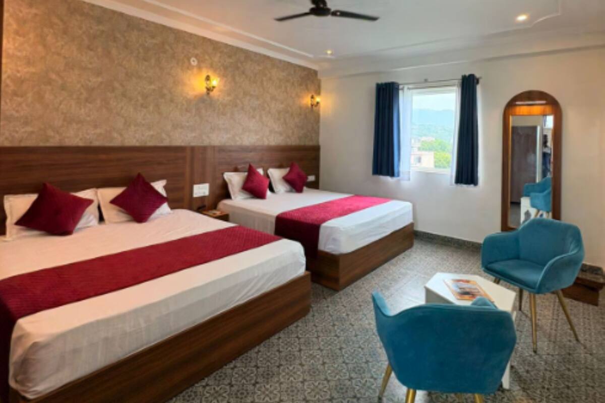 Quarto família, vista para a cidade