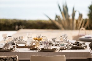 Espace banquet en plein air