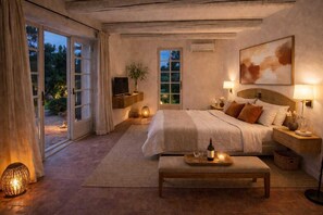 4 slaapkamers, een strijkplank/strijkijzer, wifi, beddengoed