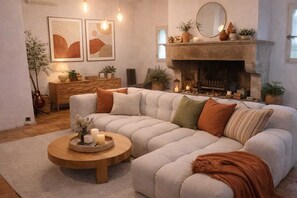 Living area - Mas en Provence (Eyguières)