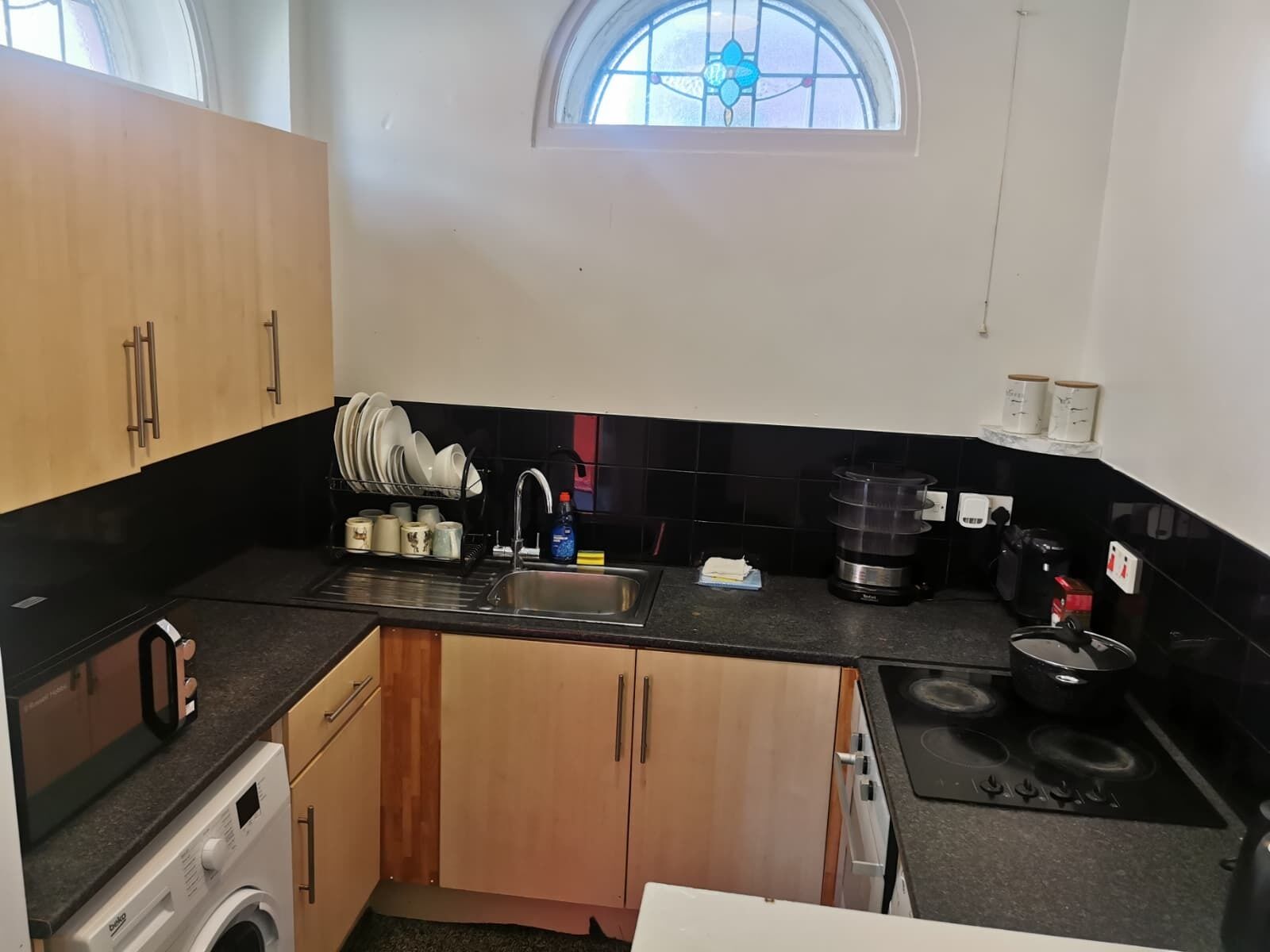 Microwave, oven, stovetop