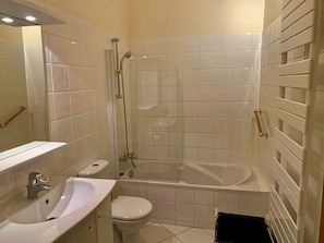 Shower, hair dryer