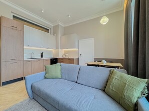 Deluxe Apartment, City View | Living area - AS HOME Rynek 265 (Wrocław)
