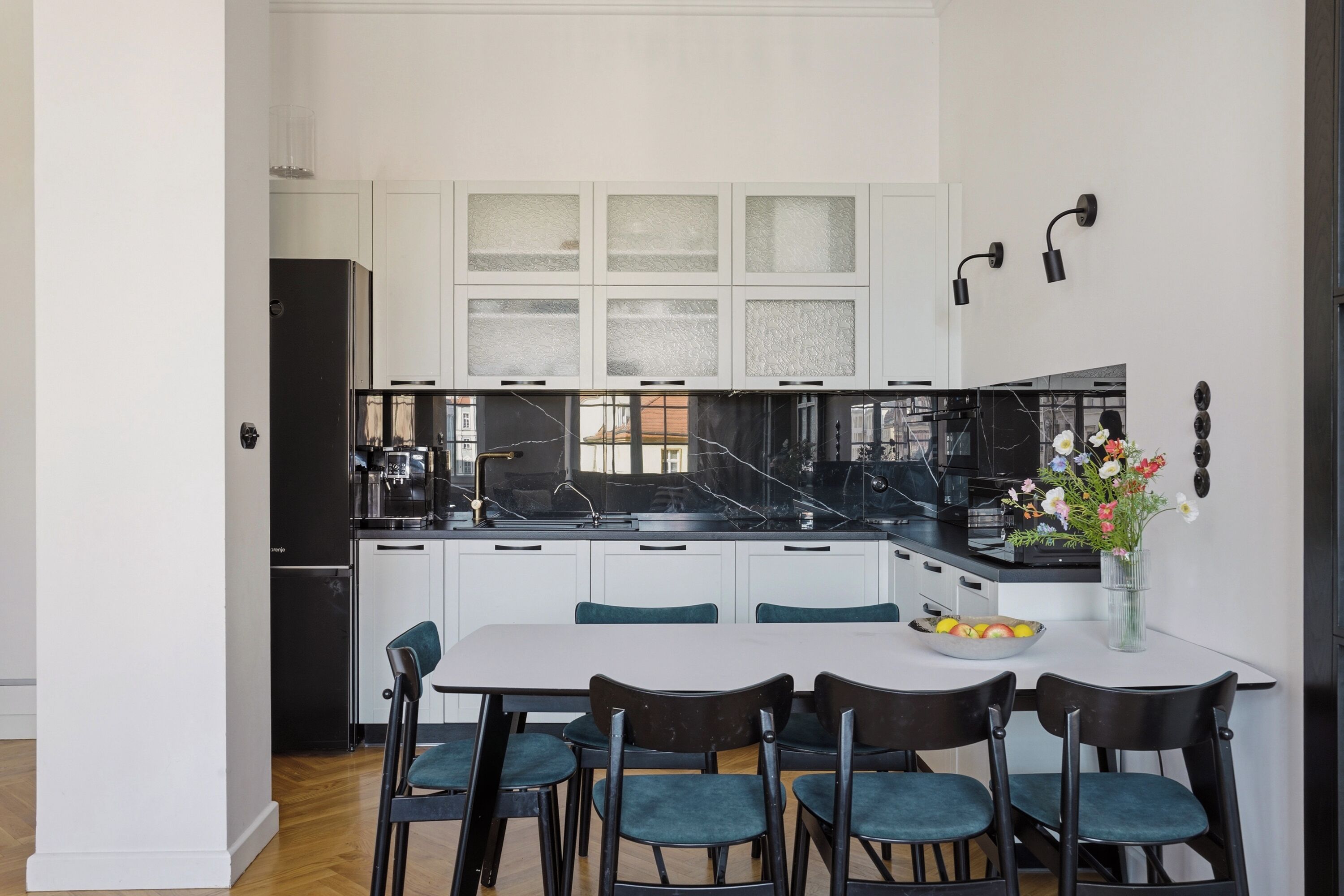 럭셔리 아파트, 시내 전망 | 다이닝