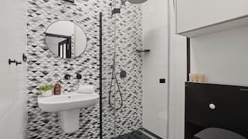 Luxury-Apartment, Stadtblick | Badezimmer