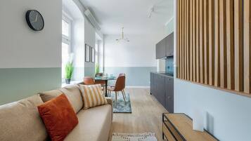 Apartment, City View | Living area