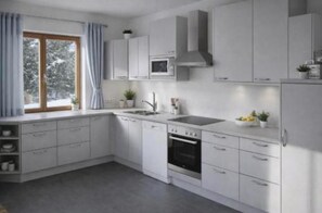 Private kitchen - Vacation home 147 - Spacious deluxe apartment with 4 bedrooms & garden view (Sekull)