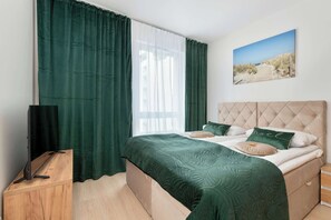 2 bedrooms, iron/ironing board, travel cot, WiFi - Spacious Apartment | 2 Parking Spaces | View Terrace (Gdańsk)