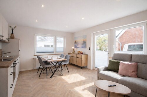 Apartment Inselzeit No. 1 on Borkum - with terrace, WLAN and private parking space