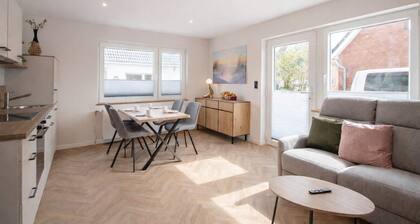Apartment Inselzeit No. 1 on Borkum - with terrace, WLAN and private parking space