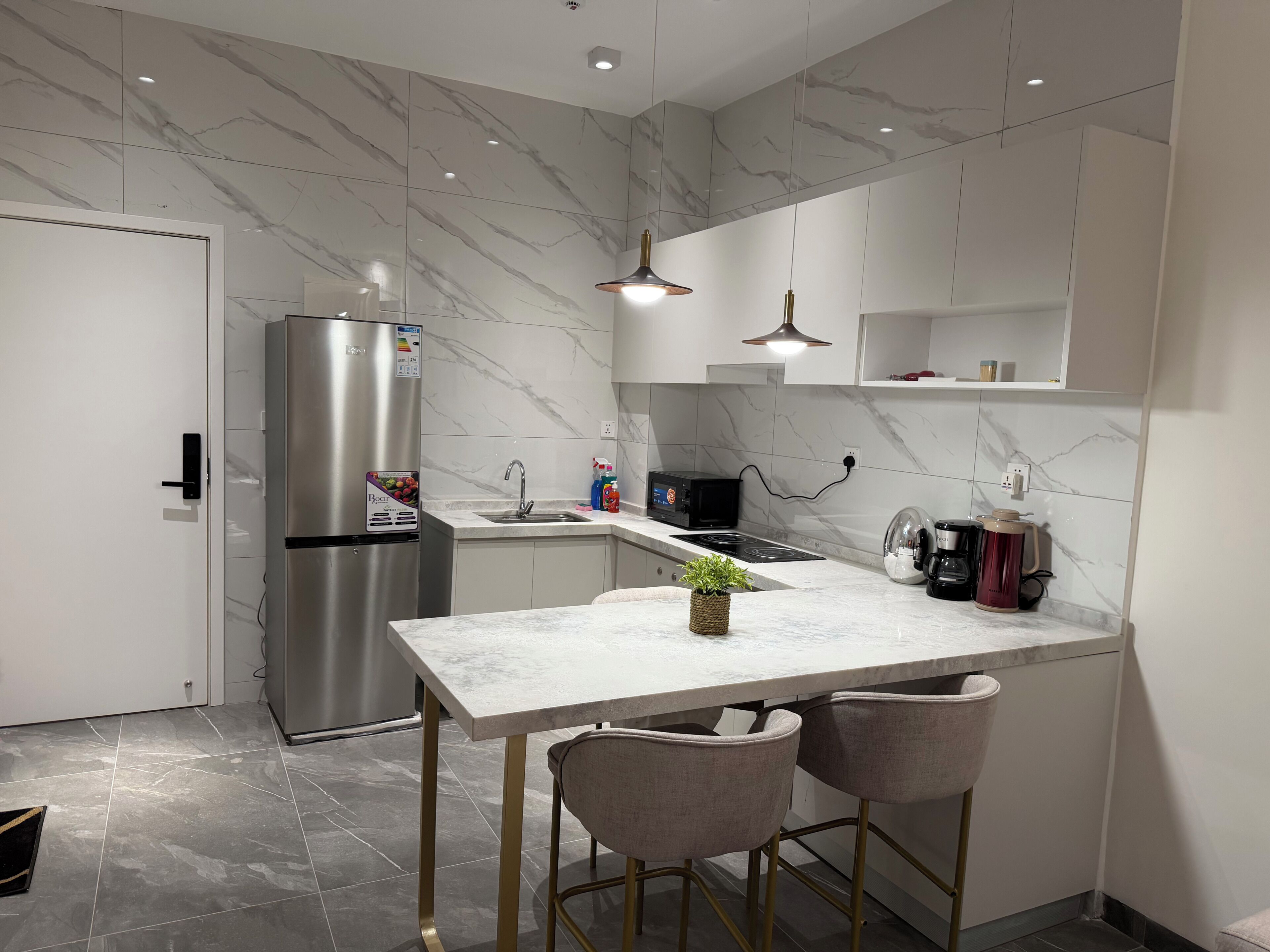 Microwave, oven, dishwasher