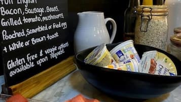 Desayuno estilo bufé