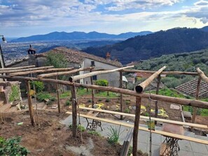 Property grounds - Podere il Leccio - Tuscan Farmhouse with Swimming Pool and View Lucchesi Hills (Croce)