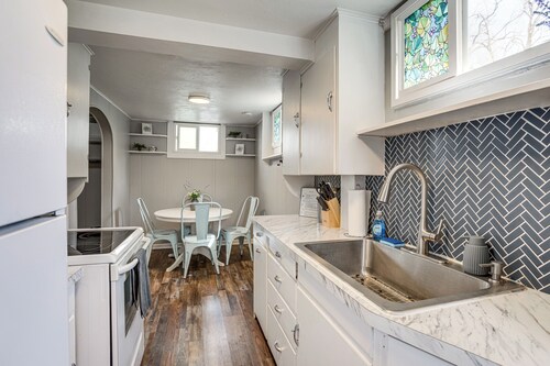 Walk to Parks & Dining: Central Idaho Falls Home