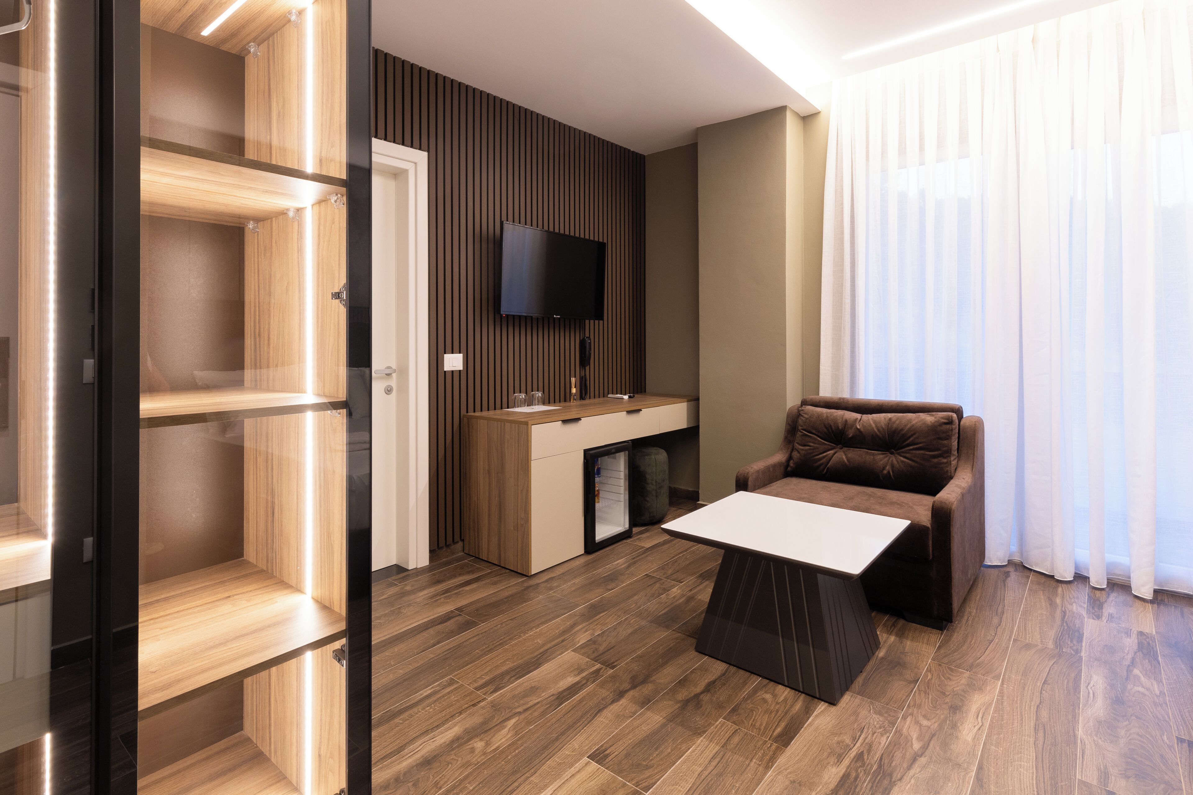 ห้องดีลักซ์ดับเบิลหรือทวิน, วิวสวนสาธารณะ | บริเวณนั่งเล่น