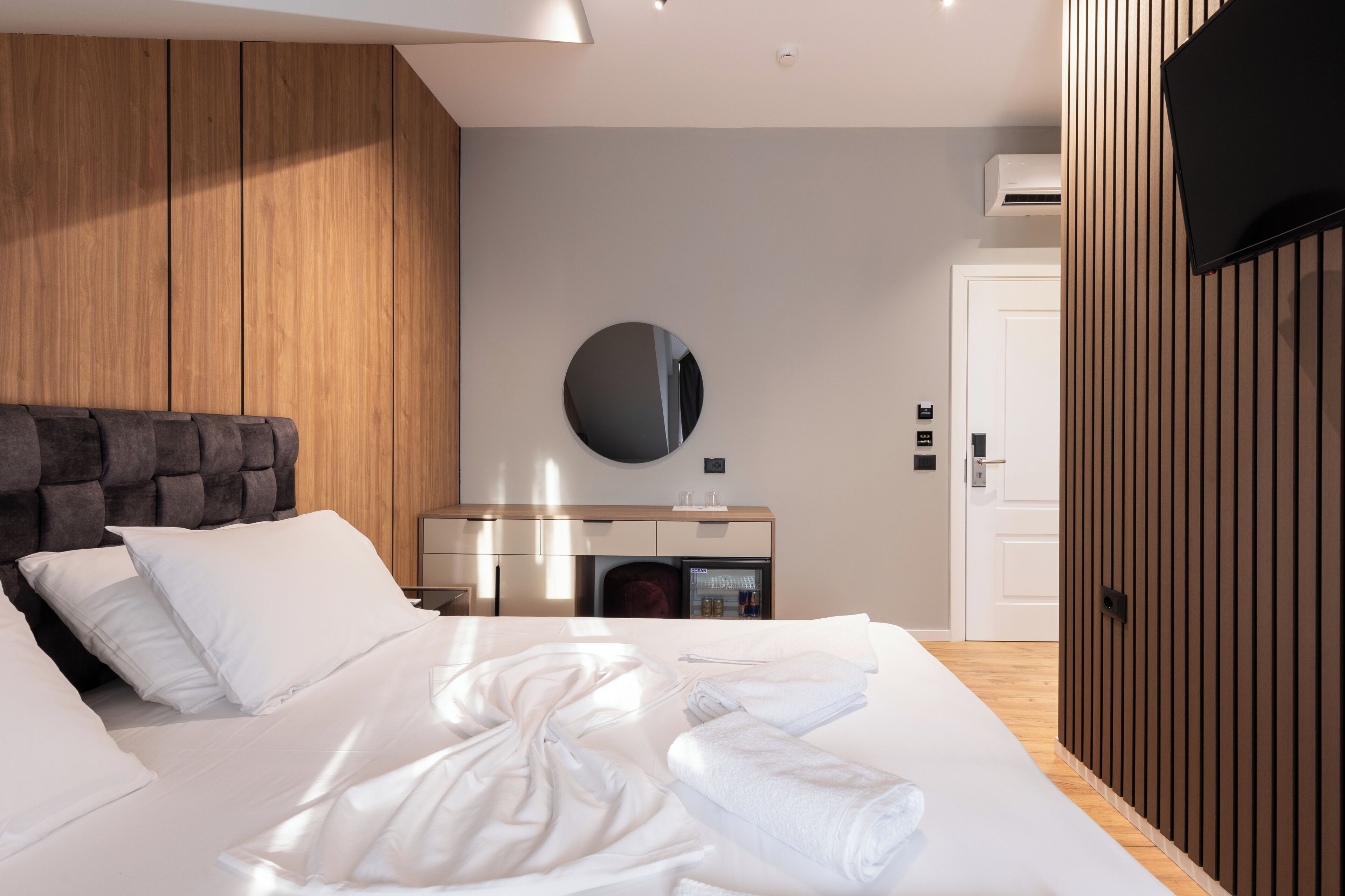 Quarto casal superior, vista para o parque