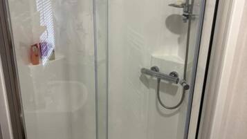 Shower, hair dryer