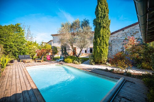 Maison Saint-Sernin – Piscine, jardin et climatisation – 15 min d'Albi