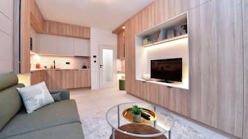 Comfort Studio, City View | Living area