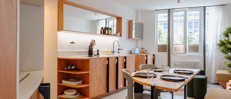 Leilighet – design, 2 soverom | Spiseområde