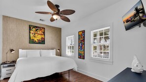 Desk, iron/ironing board, free WiFi, bed sheets
