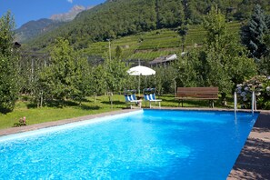 Pool - Apartment 'A4' with Mountain View, Shared Pool and Wi-Fi (Algund)