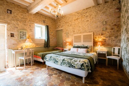 Chambre d’hôtes « Chambre Romance » avec terrasse privée, Wi-Fi et climatisation