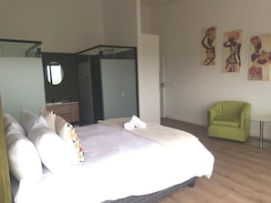 In-room safe, individually decorated, individually furnished, bed sheets - Walker Bay Dunes Lodge (Stanford)