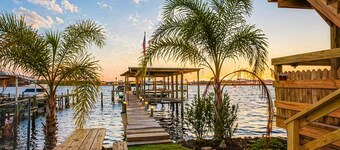 Waterfront Fiesta House w/ Dock + View