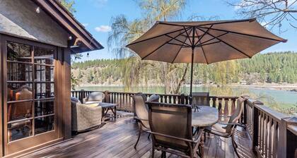 New Listing! Lakefront | Private Beach and Dock | 3 Master Suites | Hot Tub