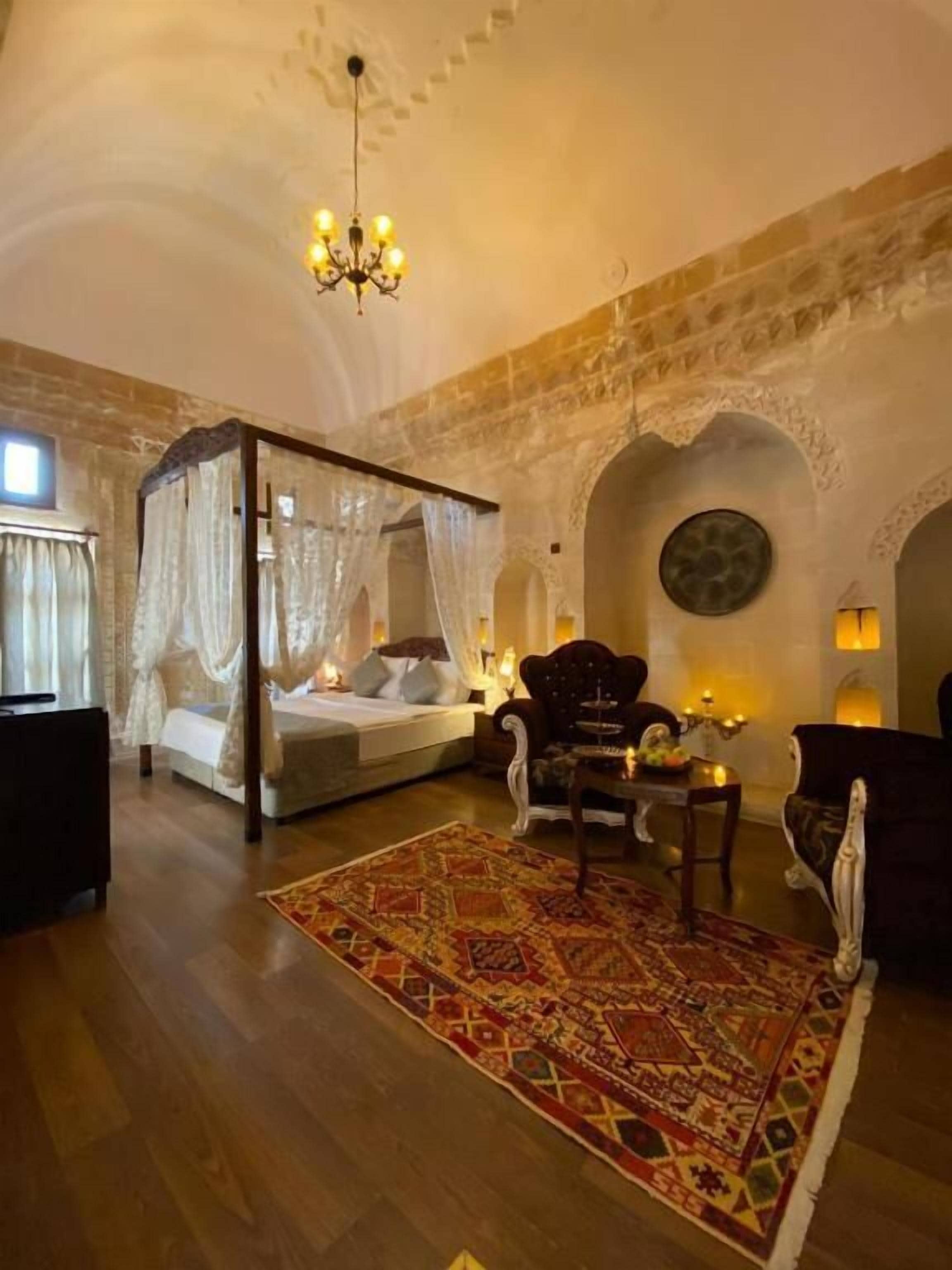 Quarto triplo luxo, vista para o pátio