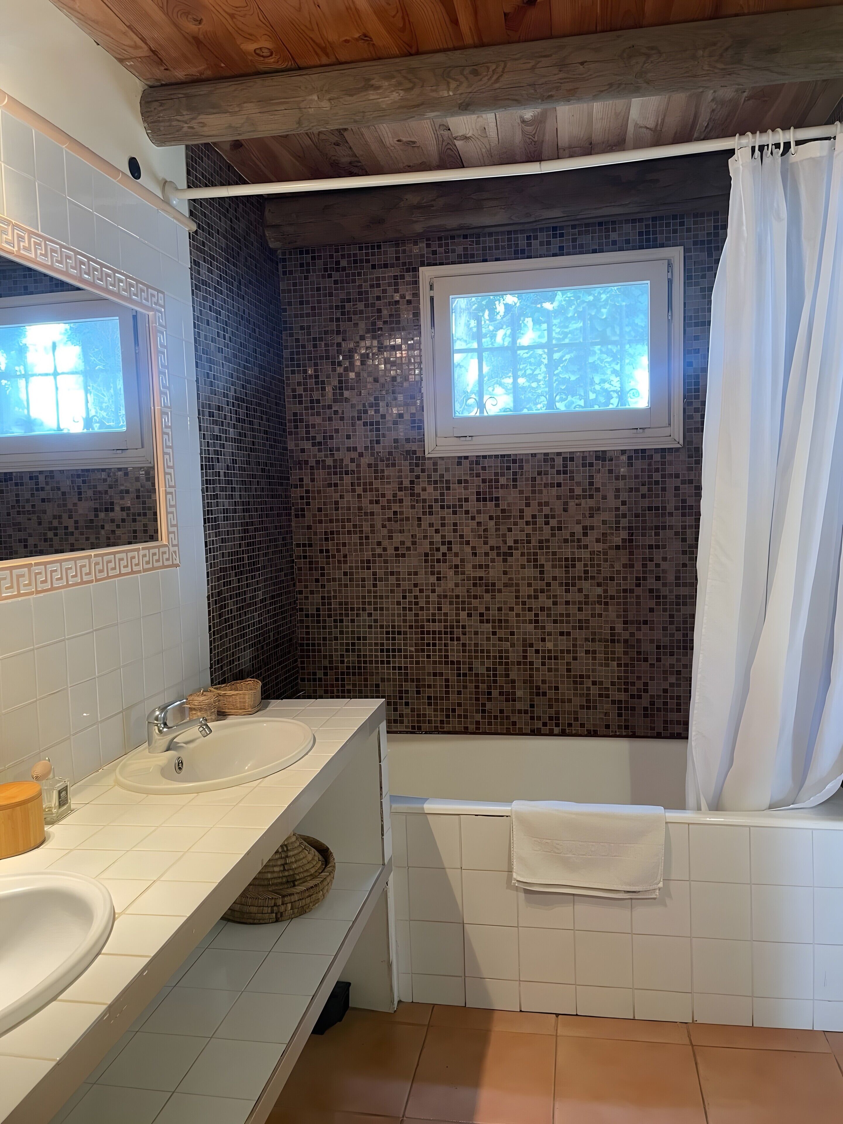 Dusche, Handtücher