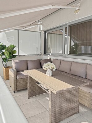 Terrace/patio - Estia Premium Apartments - Valouritou 52 Sqm2 Apartment (Thessaloniki)
