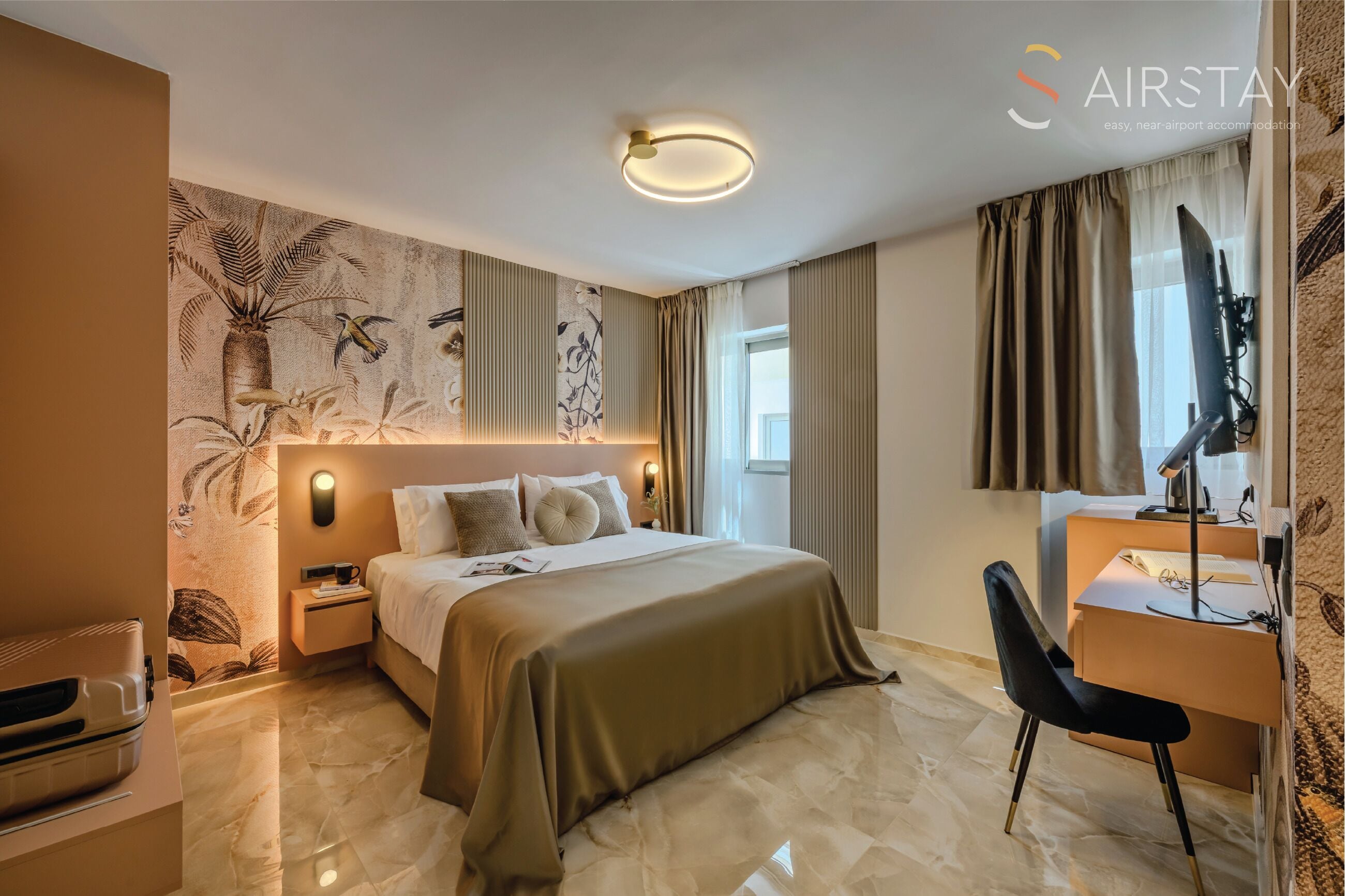Standard Studio, 1 Queen Bed, Garden View A8 | Bàn ủi/dụng cụ ủi quần áo, truy cập Internet không dây miễn phí 