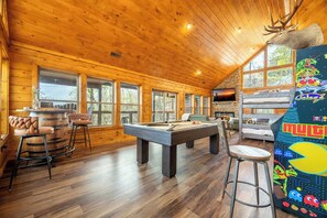 Games room - Gorgeous 2B Cabin w/ Hot Tub | GAMES + Pool Access (Gatlinburg)