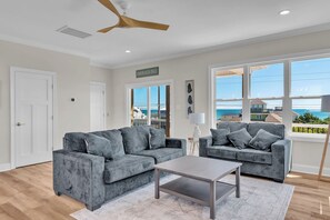 Smart TV - New 2025 Build | Private Pool, Elevator | Ocean & Sound Views | DOGS OK (Emerald Isle)
