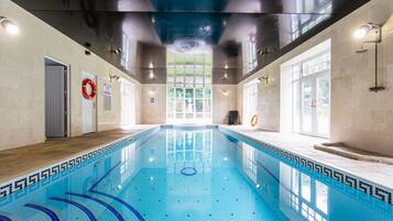 Indoor pool, a heated pool