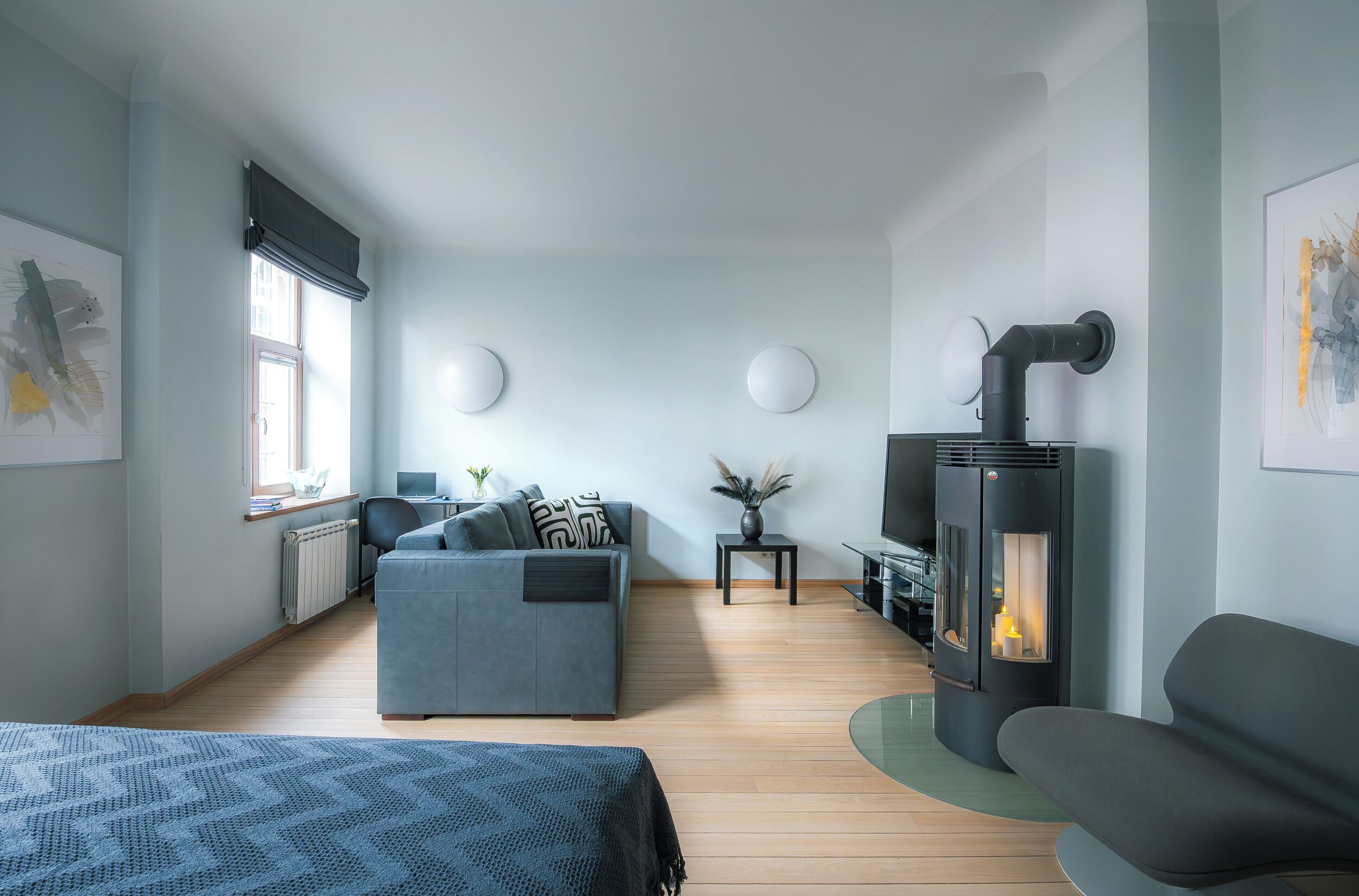 1 slaapkamer, een bureau, een strijkplank/strijkijzer, gratis wifi