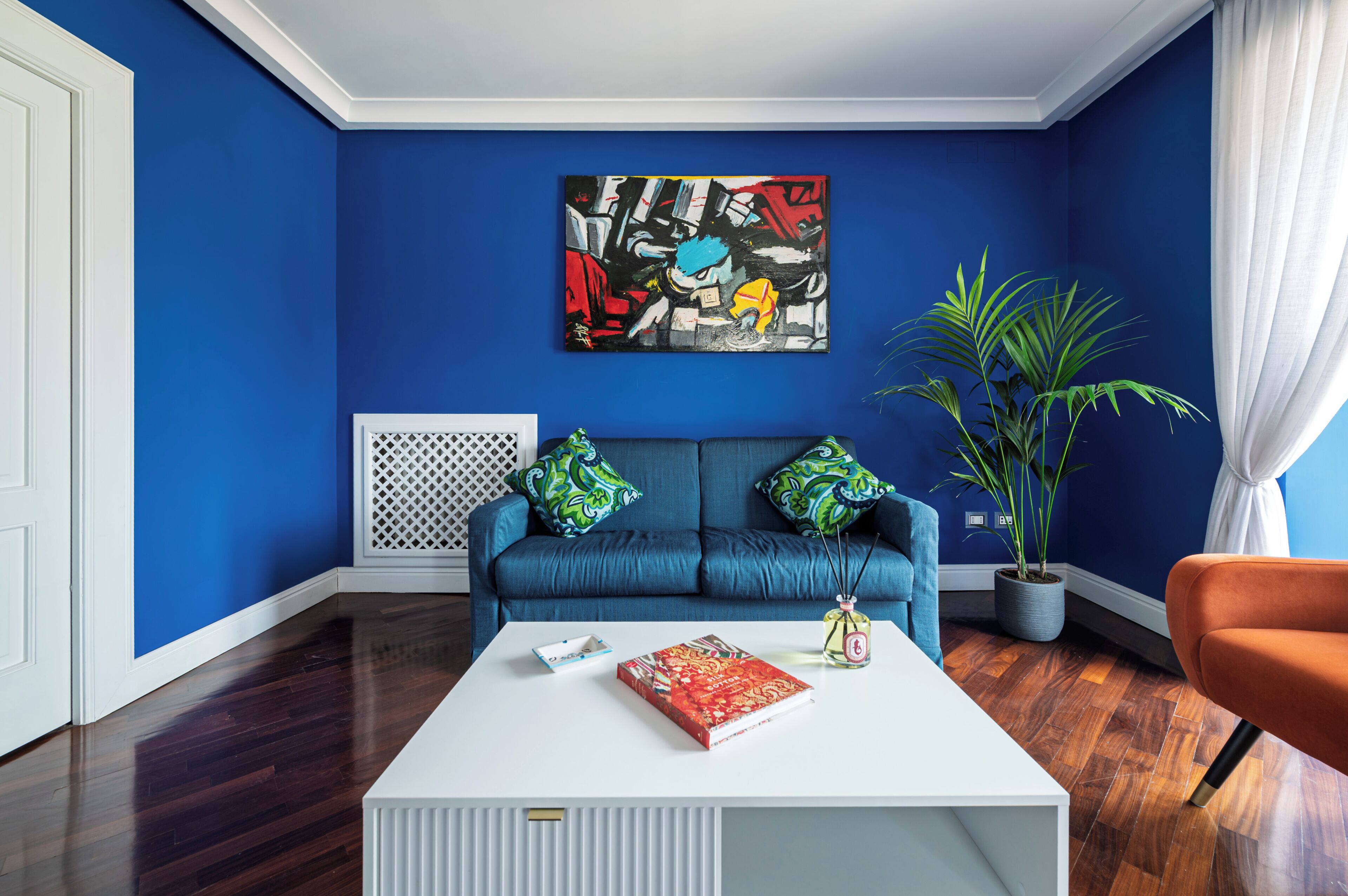 Ferienhaus, 2 Schlafzimmer, Balkon, Stadtblick | Wohnbereich