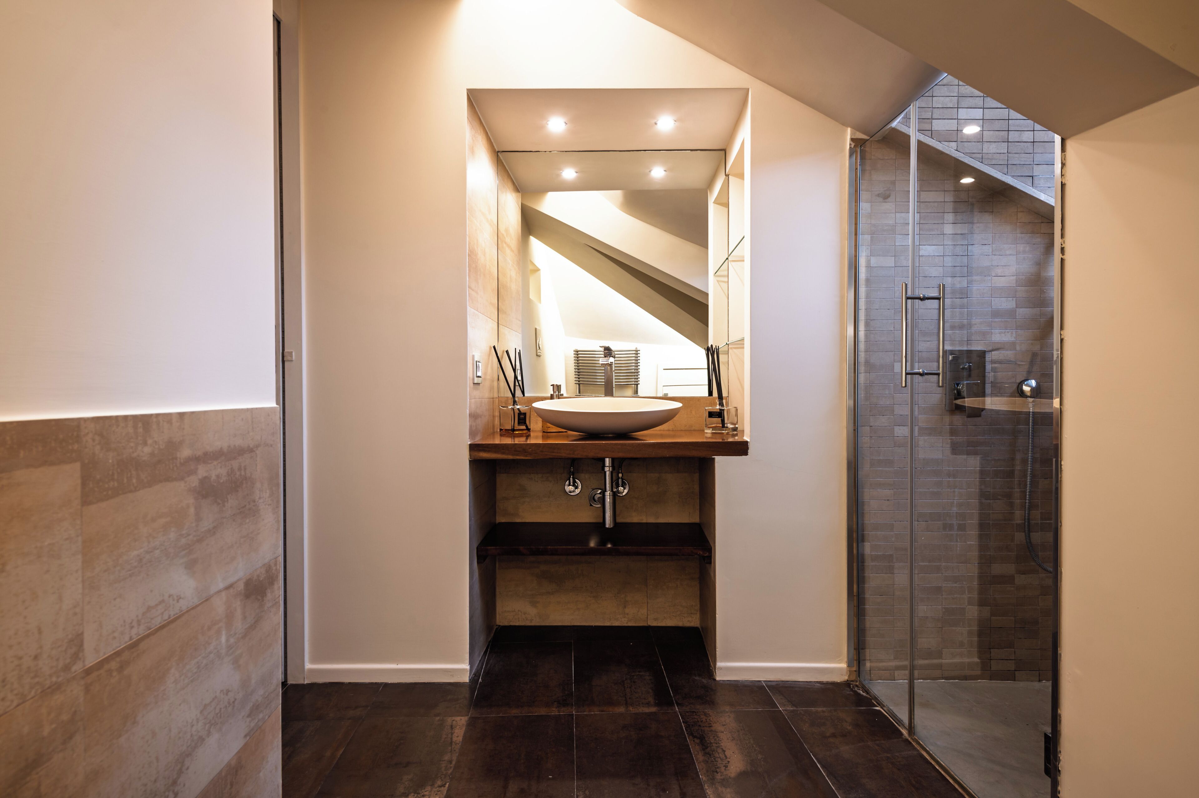 Maison, 2 chambres, balcon, vue ville | Salle de bain