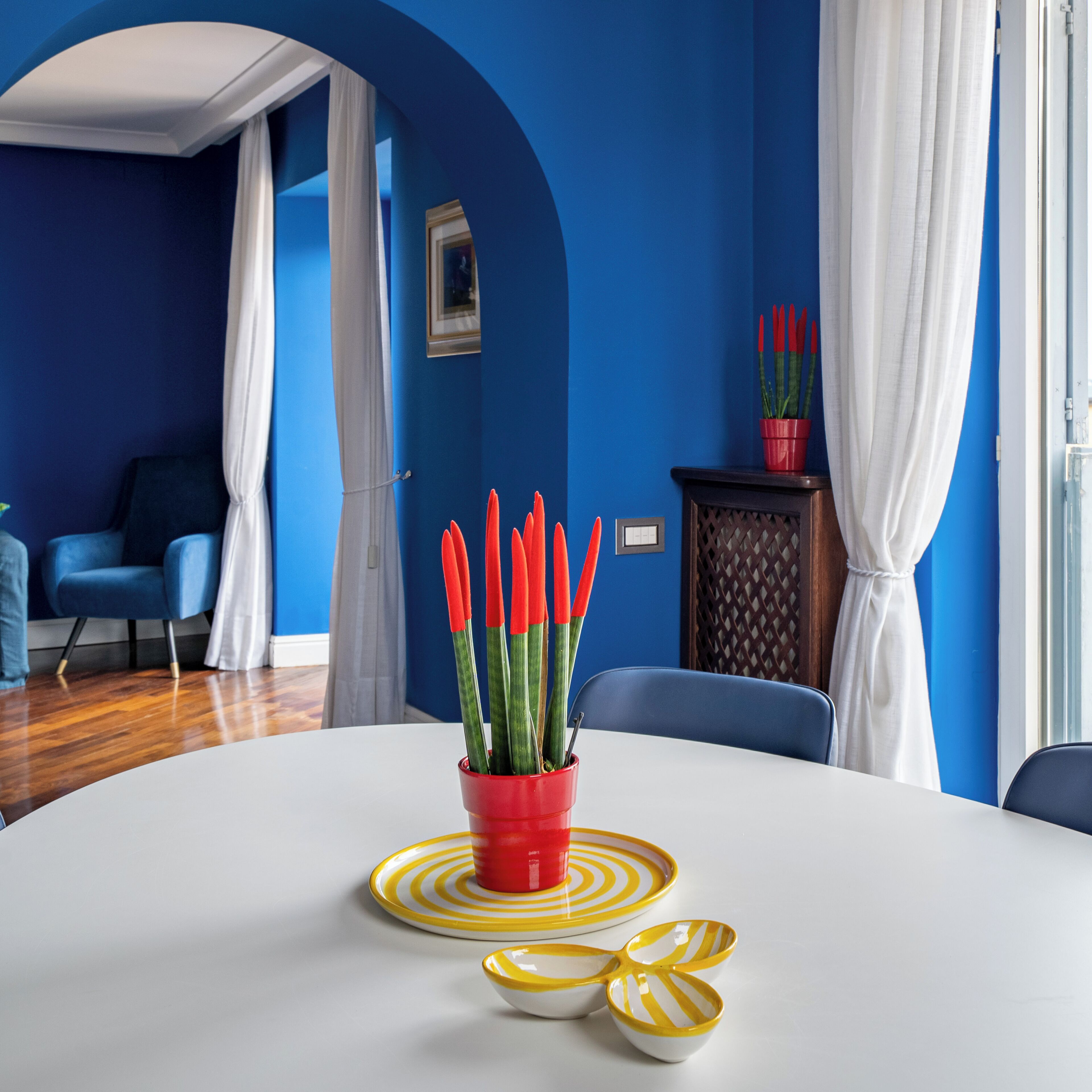 Ferienhaus, 2 Schlafzimmer, Balkon, Stadtblick | Esszimmer