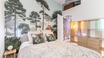 1 habitación, tabla de planchar con plancha, wifi gratis y ropa de cama