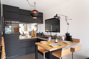 Fridge, microwave, oven, dishwasher - La Dahouëtine - Blacon Vue sur Étang (Pléneuf-Val-André)