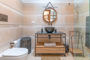 Apartamento luxo, varanda, vista para o jardim | Banheiro