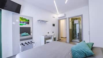 Kahden hengen huone (yksi tai kaksi sänkyä), ilmastointi