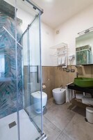Double or Twin Room, Air conditioning | Bathroom | Shower, free toiletries, hair dryer, towels