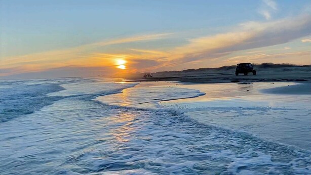 Nær stranden