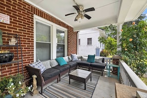 Terrace/patio - Chic Raleigh Retreat | 4BR Near Dining & Downtown (Raleigh)