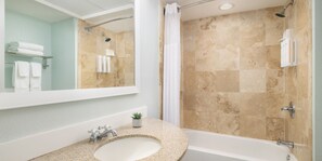 Bathroom - Beach Front Studio condo with Balcony in St. Pete Beach with cool AC breeze (St. Pete Beach)