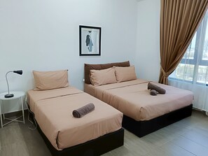 Iron/ironing board, WiFi - Pool View 2 Bedroom Troika Kota Bharu (Kota Bharu)